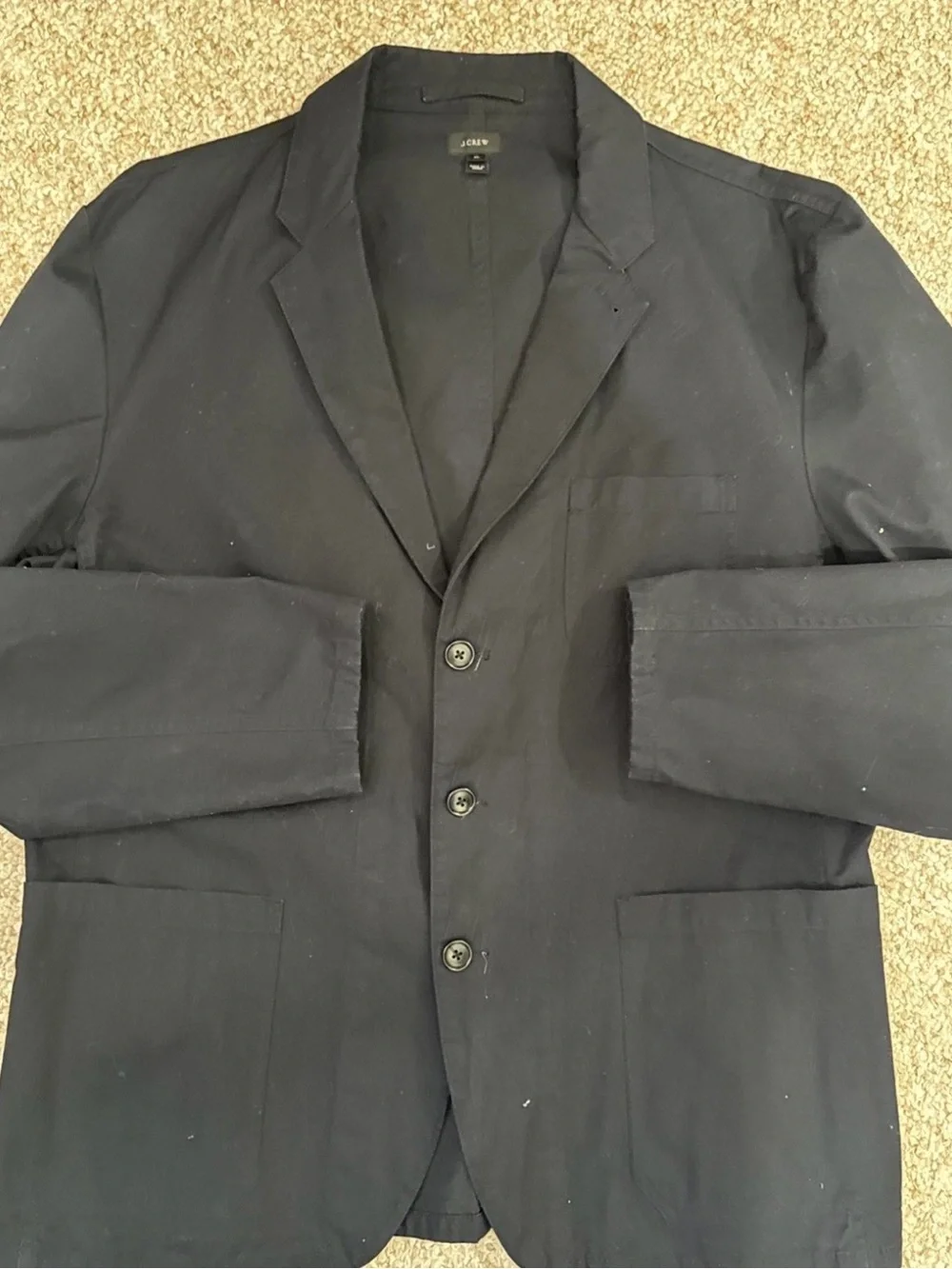 J. Crew Men’s Navy Chore Coat Blazer Size XL